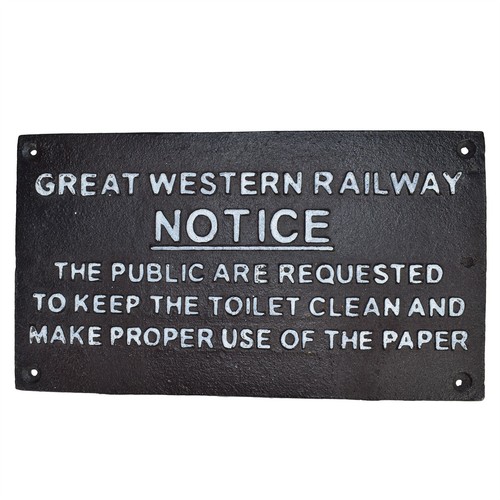 Great western notice toilet - great,