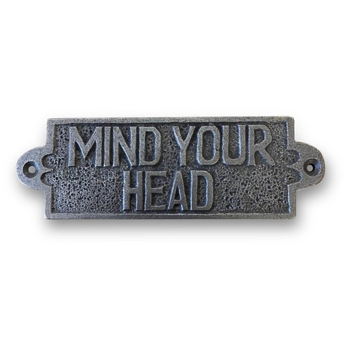 Cast iron antique style mind - iron,