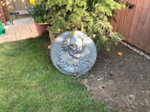 Antique cast iron - iron, plaque