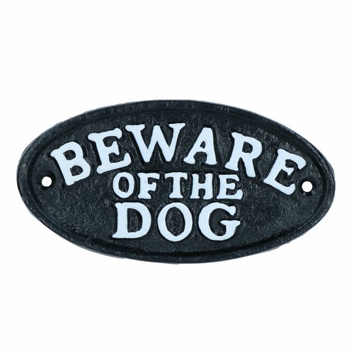 Beware the dog black - beware,