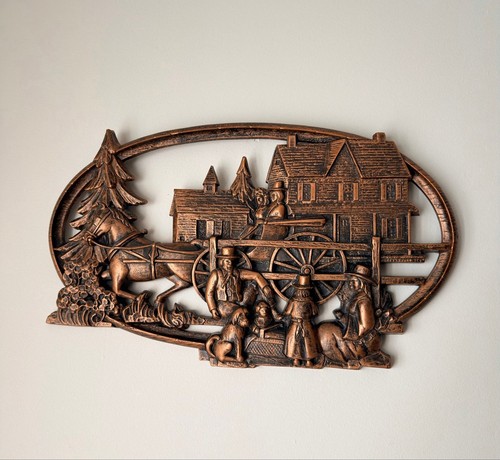 Vintage copper tone cast - copper-tone, metal