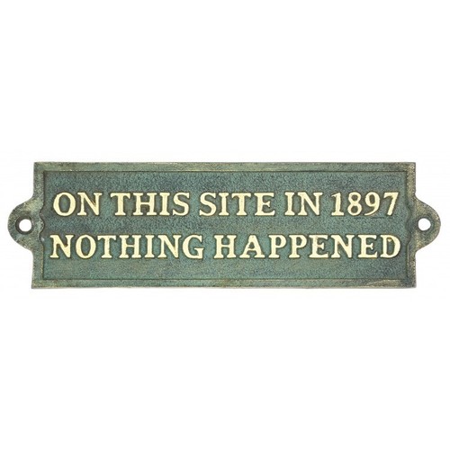 This site 1897 cast - in,