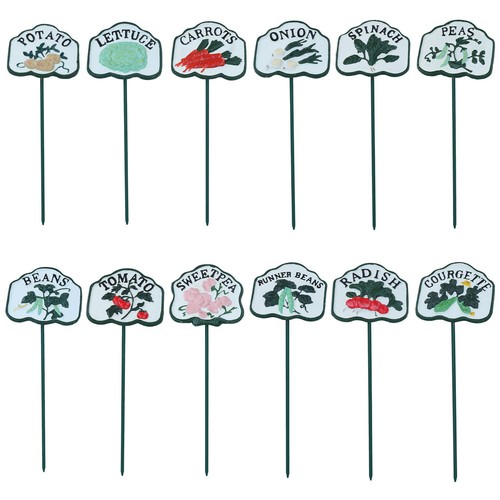 Vegetable signs markers labels - signs,