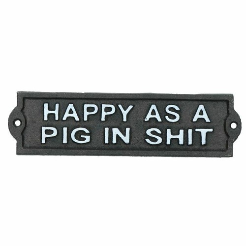 Happy pig sh - as, sign