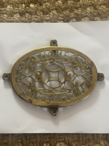 Solid brass intricate cast - solid,
