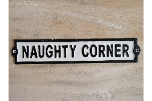 Street sign naughty corner - street,
