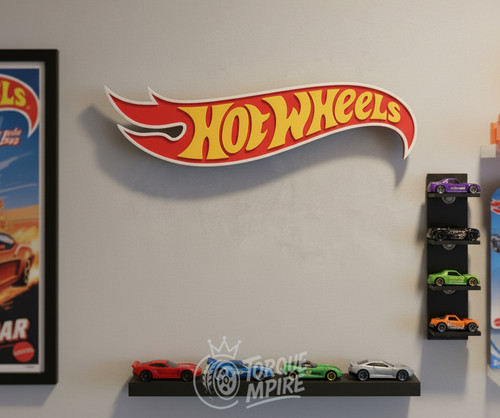 Hot wheels style sign logo - style,
