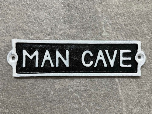 Man cave sign - 21cm, iron