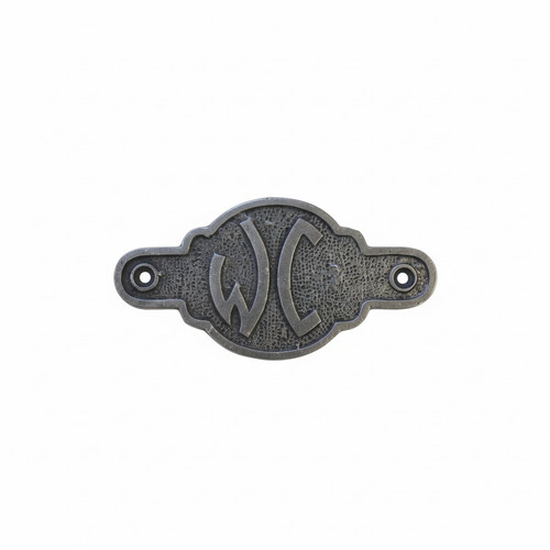 Antique cast iron totem - wc,