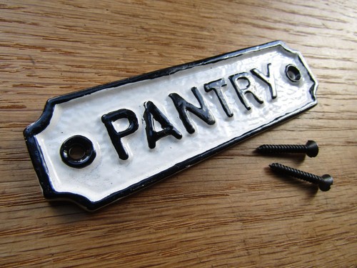 Rustic iron plaque - , sign