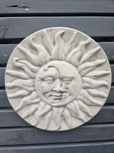 Hand cast sun - hand-cast, moon
