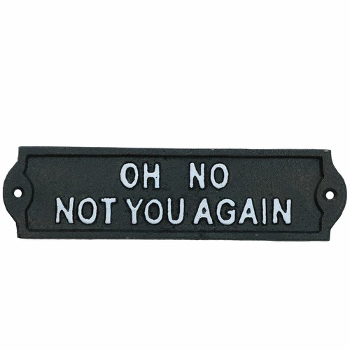 Not you again cast iron - oh,