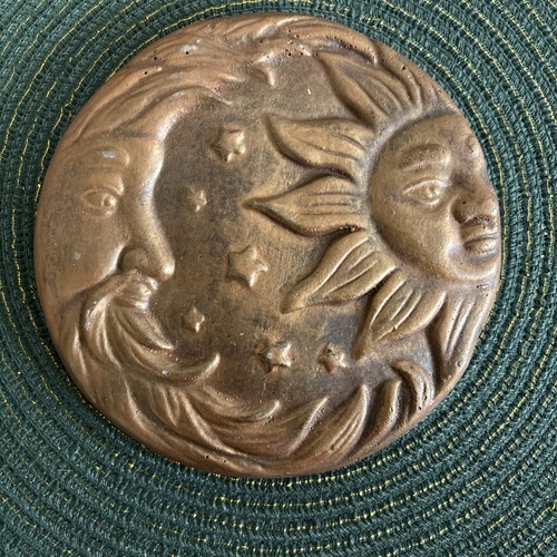Cast stone sun - sun, moon