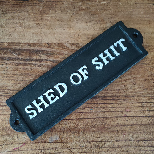 Cast iron funny - cast, metal