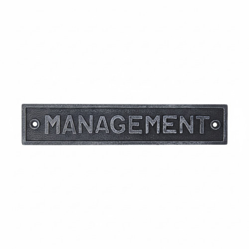 Antique cast iron management - cast,