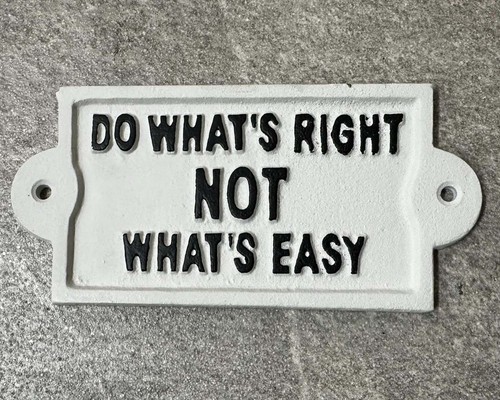 What right not easy sign - right,