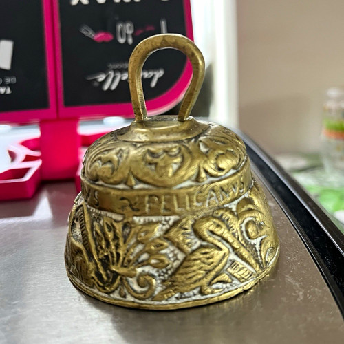 Vintage hand cast brass - vintage,