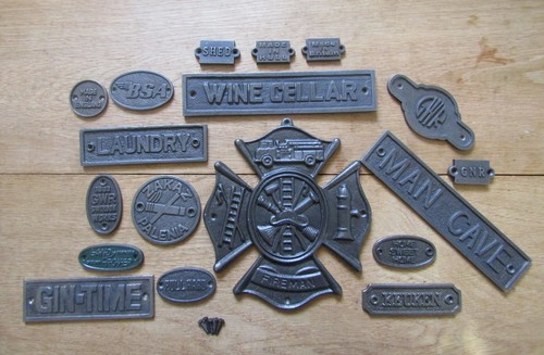 Cast iron vintage rustic - , wall
