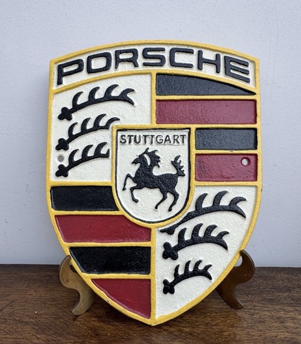 Cast iron wall plaque 24cm - iron,