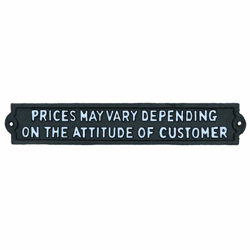 Prices may vary - may, on
