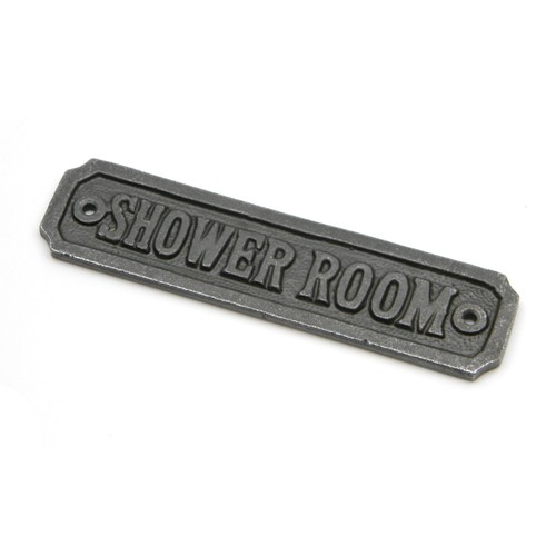 Shower room sign antique - room,