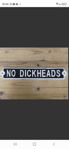 Cast iron sign - sign, plaque