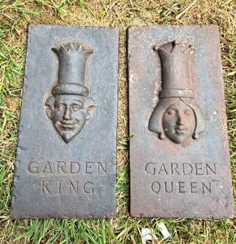 Pair vintage cast iron - vintage,