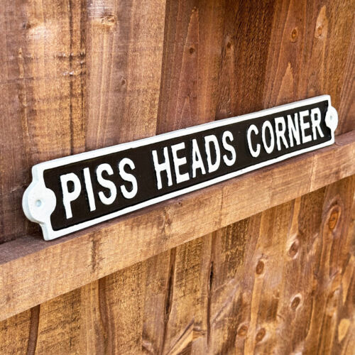 Cast iron sign heads - iron,