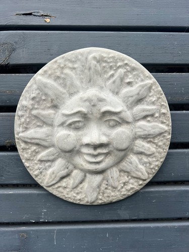 Hand cast sun moon - &, garden