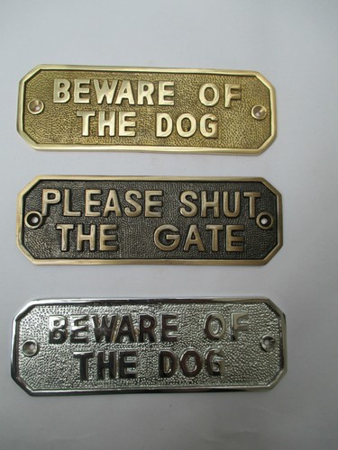 Cast brass dog fence - brass,